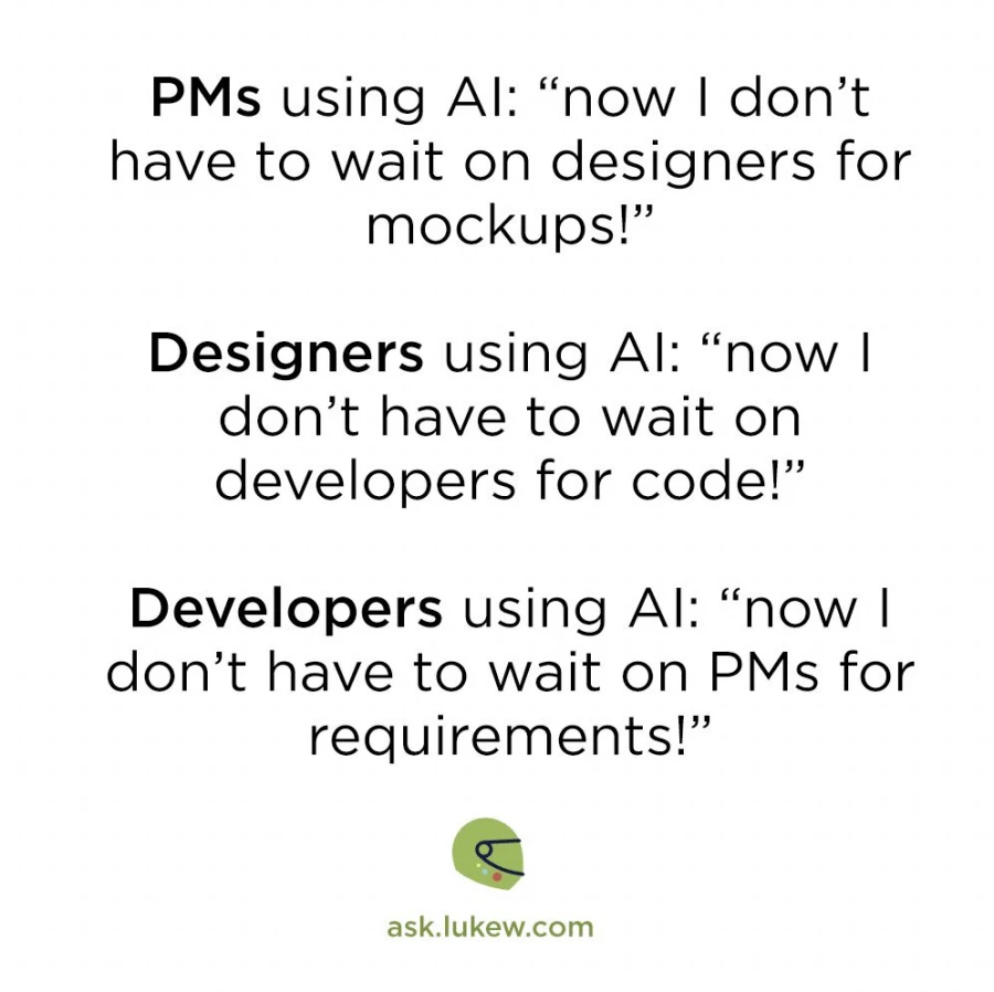 But the bottlenecks have always been alignment & decision-making.