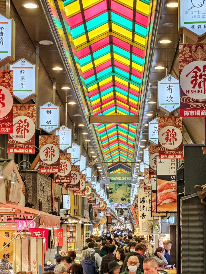 Nishiki Market in Kyoto