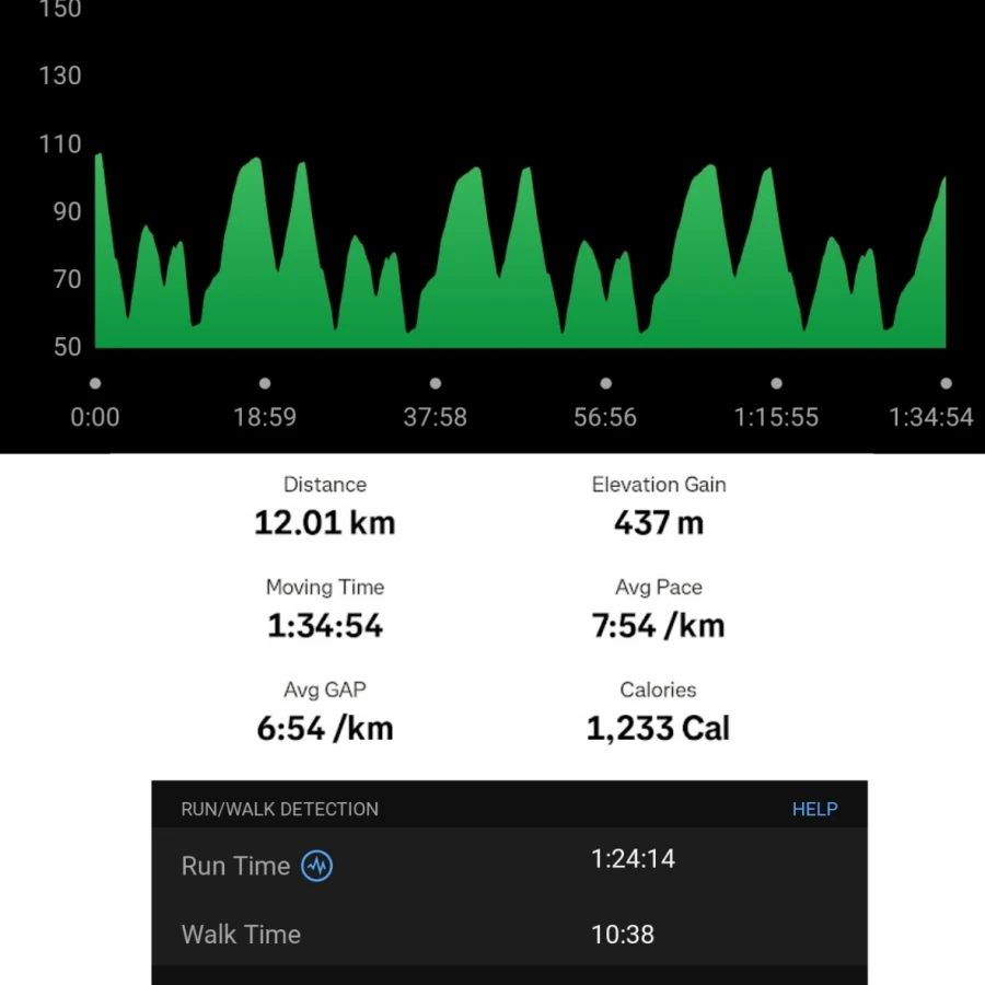 Running hills Jan 30 2025