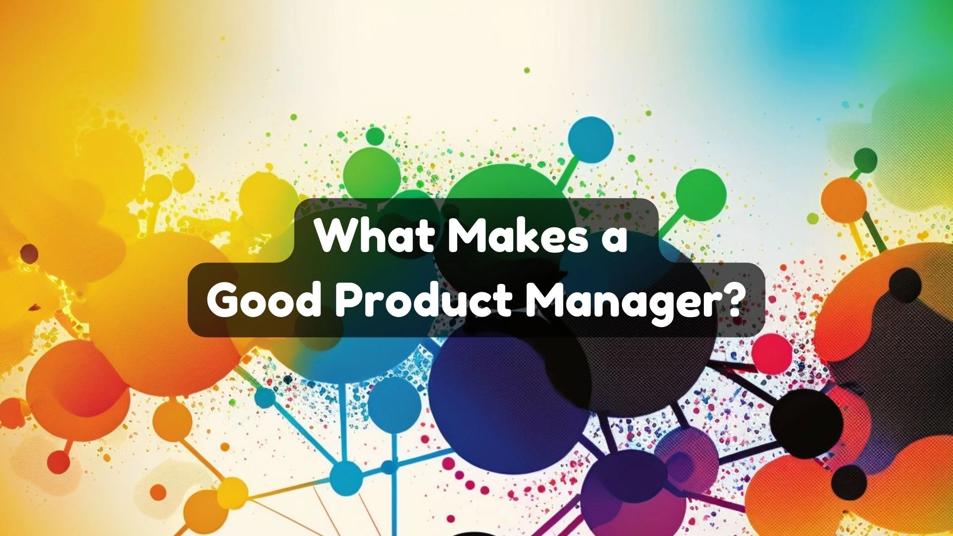What makes a good product manager?